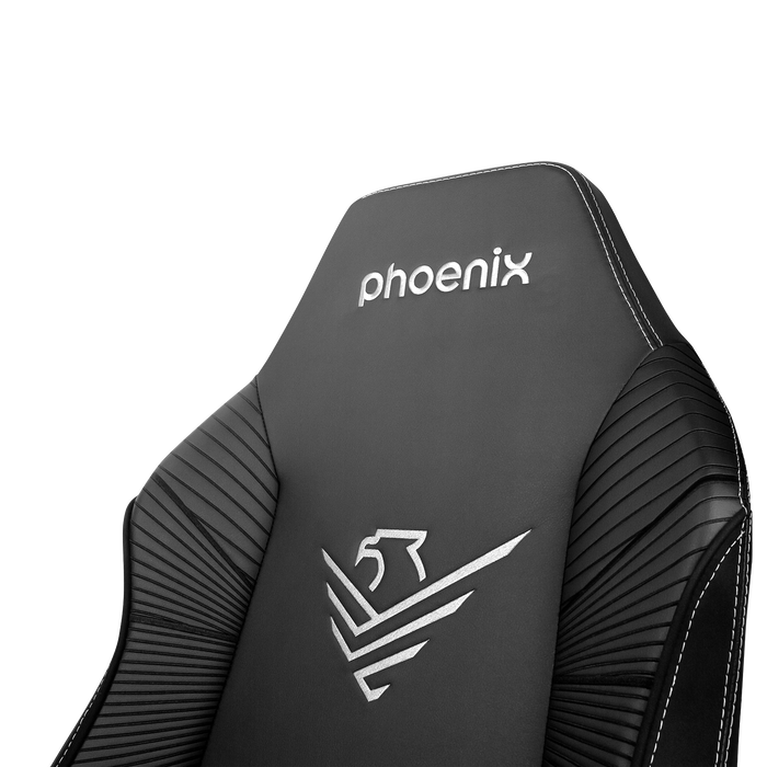 Phoenix technologies Silla Gaming Monarch Cuero Talla R - Fauteuil Gaming Premium Cuir, Ergonomique, Réglable 165°, Repose-bras 4D