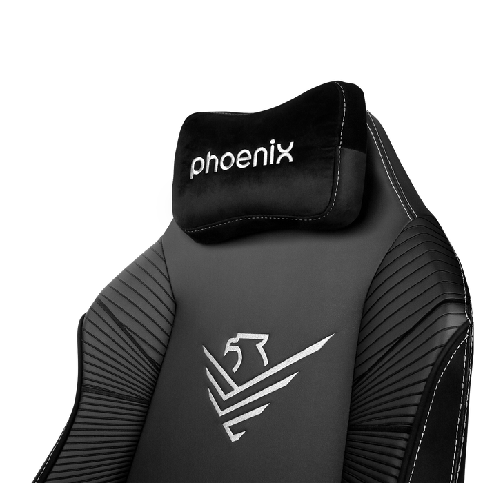 Phoenix technologies Silla Gaming Monarch Cuero Talla R - Fauteuil Gaming Premium Cuir, Ergonomique, Réglable 165°, Repose-bras 4D