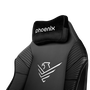 Phoenix technologies Silla Gaming Monarch Cuero Talla R - Fauteuil Gaming Premium Cuir, Ergonomique, Réglable 165°, Repose-bras 4D