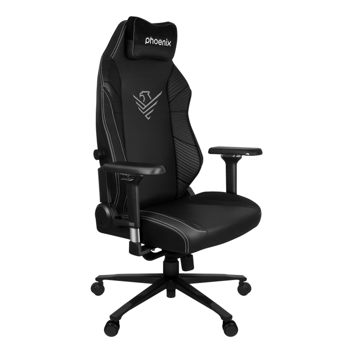 Phoenix technologies Silla Gaming Monarch Cuero Talla R - Fauteuil Gaming Premium Cuir, Ergonomique, Réglable 165°, Repose-bras 4D