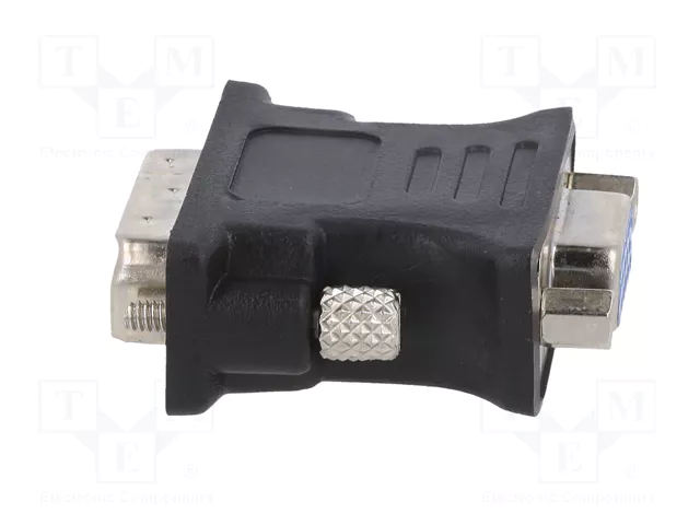 GEMBIRD Adaptateur DVI-I (24+5) vers D-Sub 15pin HD, noir