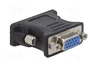 GEMBIRD Adaptateur DVI-I (24+5) vers D-Sub 15pin HD, noir