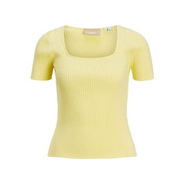 T-shirt à manches courtes femme Jack & Jones Jxsky Ss Knit Jaune