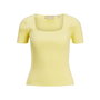 T-shirt à manches courtes femme Jack & Jones Jxsky Ss Knit Jaune