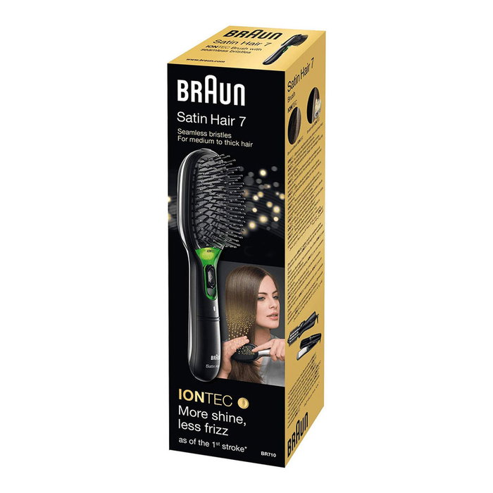 Brosse de Lissage Braun Satin Hair 7 br710e Noir Ionique Brosse de Lissage Braun Satin Hair 7 br710e Noir Ionique