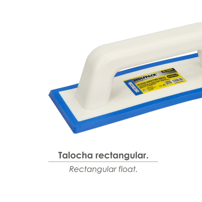 WOLFPACK LINEA PROFESIONAL Taloche en caoutchouc pour joints 23,5 x 8,5 cm WOLFPACK LINEA PROFESIONAL Taloche en caoutchouc pour joints 23,5 x 8,5 cm
