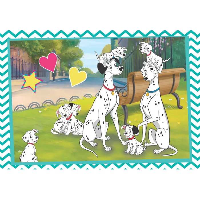 Clementoni - Coffret 2 Puzzles 60 Pièces - Disney Classic - 2 Puzzles sur le thème des Héros Disney - 27 x 18 cm