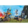 Playmobil Duel de Chevaliers Les Chevaliers de Novelmore avec Effet Lumineux Cristal Bleu, 41 Pièces