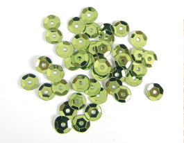 Innspiro Paillettes Vert Clair et Argenté 7mm 500g