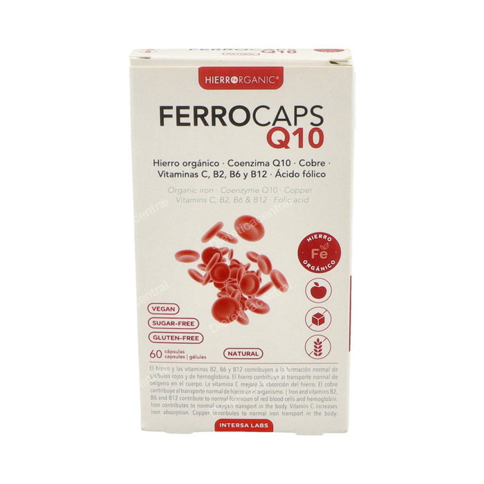 INTERSA FERROCAPS Q10 60 capsules INTERSA FERROCAPS Q10 60 capsules