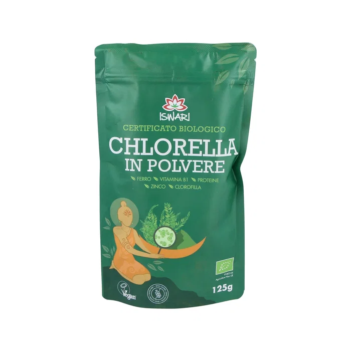ISWARI Clorella Superaliment en poudre 125g Bio ISWARI Clorella Superaliment en poudre 125g Bio