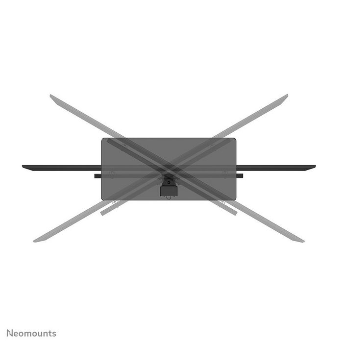 Neomounts DS45-430BL16 - Support de bureau pour TV et écrans 37 à 70 pouces, pivotant, capacité 40 kg, noir