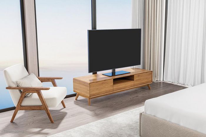 Neomounts DS45-430BL16 - Support de bureau pour TV et écrans 37 à 70 pouces, pivotant, capacité 40 kg, noir
