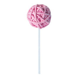 Bifull Piruleta Lollipop Round Color Pink Silver