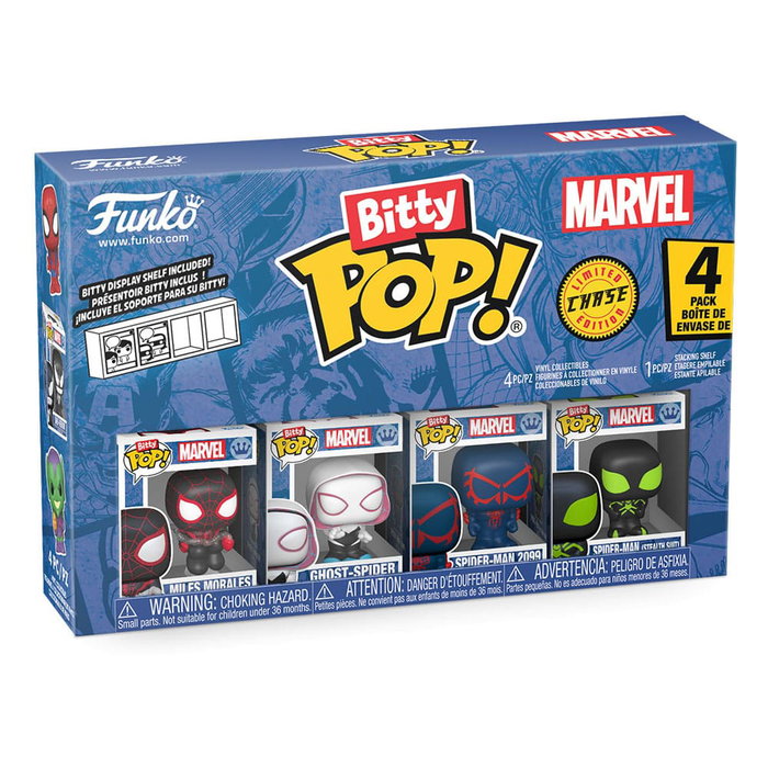 Funko Bitty POP! Marvel Spider-Man Pack de 4 Figurines Vinyl Series 2 Funko Bitty POP! Marvel Spider-Man Pack de 4 Figurines Vinyl Series 2