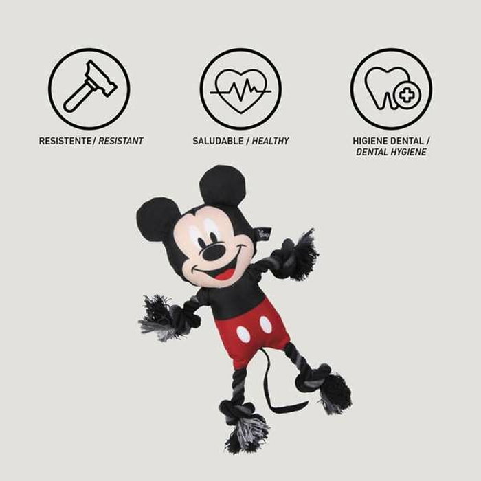 Jouet pour chien Mickey Mouse Noir 15,0 x 6,0 x 28,0 cm Plastique