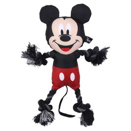 Cerdá Mickey Corde dentaire pour chien, jouet à mâcher en forme de corde - Noir - 15 x 6 x 28 cm