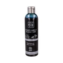 NATURABIO Shampooing pour cheveux blancs et gris gardenia-aciano