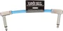Ernie Ball Flex Patch Cable 3" Bleu - Câble de connexion pour pédalier, haute flexibilité, blindage 95%