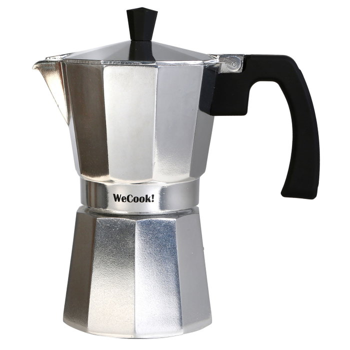 WECOOK FINSTOCK Cafetière traditionnelle Paola en aluminium, 1 tasse WECOOK FINSTOCK Cafetière traditionnelle Paola en aluminium, 1 tasse