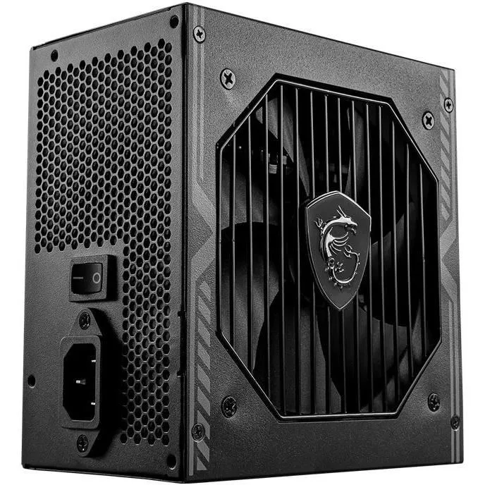 MSI Alimentation PC MAG A550BN 550W 80 PLUS Bronze - Réf. 306-7ZP2A11-CE0 - ATX Non Modulaire Noir - Ventilateur 120mm