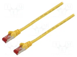 GOOBAY Câble Ethernet Cat 6 S/FTP 1m Jaune