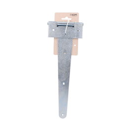 Edm Charnière en forme de T en acier, 300 x 110 mm, chromée