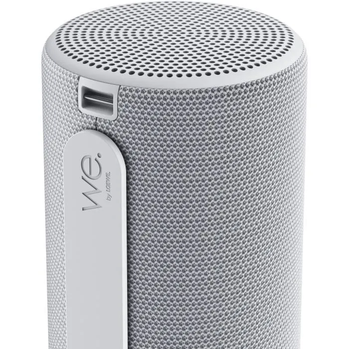 Loewe We. HEAR 2 Cool Grey - Enceinte portable Bluetooth puissante 60W (2x15W RMS), étanche IPX6, autonomie 17h - Gris frais