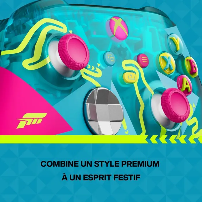 Microsoft Manette sans fil Xbox Édition limitée Forza Horizon 6 – Sans fil – Compatible Xbox Series X|S, Xbox One, PC et Cloud