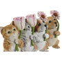 Home ESPRIT Figurine Décorative Animaux Multicouleur (4 Unités)