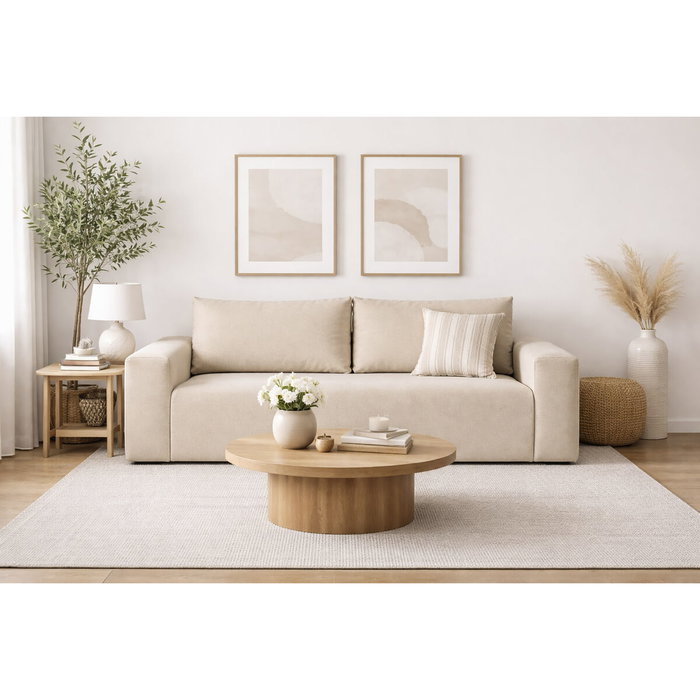 Home ESPRIT Canapé Beige Scandi