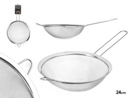 KINVARA Chinois en acier avec support 24cm, Metal