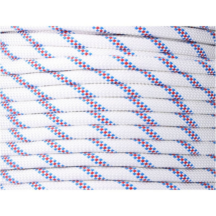 Corde EDM 87936 Driza Blanc Polyester 14 mm x 100 m Tressé