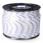 Corde EDM 87936 Driza Blanc Polyester 14 mm x 100 m Tressé
