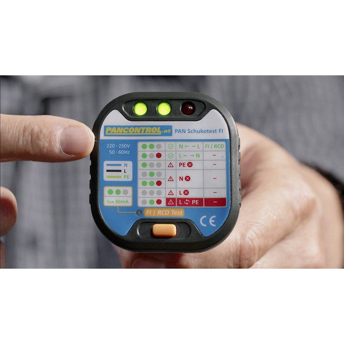 Pancontrol Probateur de prises Schuko type test FI Pancontrol Probateur de prises Schuko type test FI