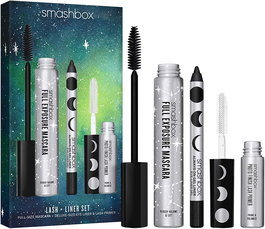 Smashbox - Coffret maquillage Set Smashbox avec Primer Photo Finish 4 ml, Crayon eyeliner gel Always On Brewed 1.2 g et Mascara waterproof volumateur Full Exposure Noir 9.56 ml