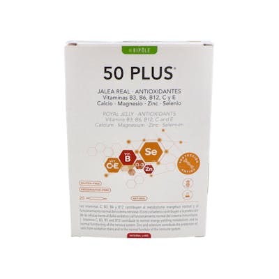 INTERSA Bipole 50 Plus Jalea 3A Edad Complément Alimentaire 20 Ampoules INTERSA Bipole 50 Plus Jalea 3A Edad Complément Alimentaire 20 Ampoules