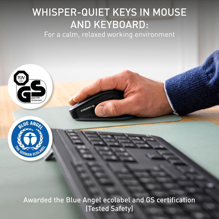 clavier et souris Cherry JD-8550ES-2 Noir Espagnol QWERTY clavier et souris Cherry JD-8550ES-2 Noir Espagnol QWERTY