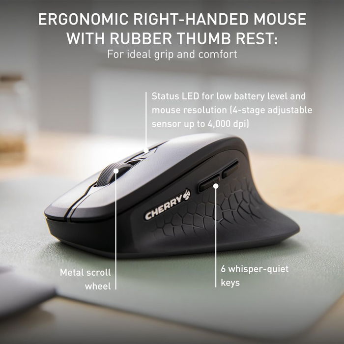 clavier et souris Cherry JD-8550ES-2 Noir Espagnol QWERTY clavier et souris Cherry JD-8550ES-2 Noir Espagnol QWERTY