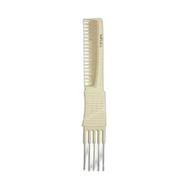 Bifull Peigne Démêlant 5 Dents Métal Blanc