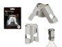 Kinvara Bouchon Acier Inoxydable pour Bouteille de Champagne - 6 x 5,5 x 3,5 cm (Set de 36)