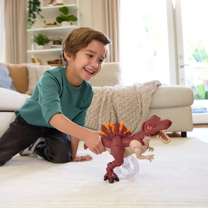 Imaginext JFR24 - Figurine Sprint Spino Jurassic World - Multicolore - A partir de 4 ans - Intérieur