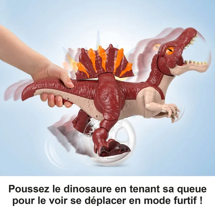 Imaginext JFR24 - Figurine Sprint Spino Jurassic World - Multicolore - A partir de 4 ans - Intérieur