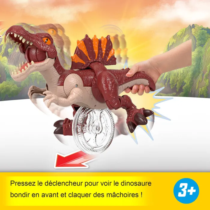 Imaginext JFR24 - Figurine Sprint Spino Jurassic World - Multicolore - A partir de 4 ans - Intérieur