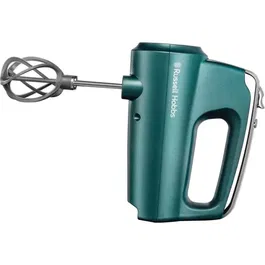 Russell Hobbs - Batteur Mixeur Swirl - 5 Vitesses - Fonction Turbo - Avec Fouets et Crochets à Pâte - Accessoires Compatibles Lave-Vaisselle - Turquoise
