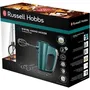 Russell Hobbs - Batteur Mixeur Swirl - 5 Vitesses - Fonction Turbo - Avec Fouets et Crochets à Pâte - Accessoires Compatibles Lave-Vaisselle - Turquoise