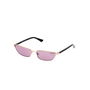 Guess Gafas Lunettes de Soleil GU8285 28Y Femme Monture Rose Doré Cristal Violet Cat-Eye