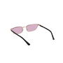 Guess Gafas Lunettes de Soleil GU8285 28Y Femme Monture Rose Doré Cristal Violet Cat-Eye