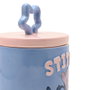 WIDDOP & CO Bocal de rangement Stitch Disney bleu et rose