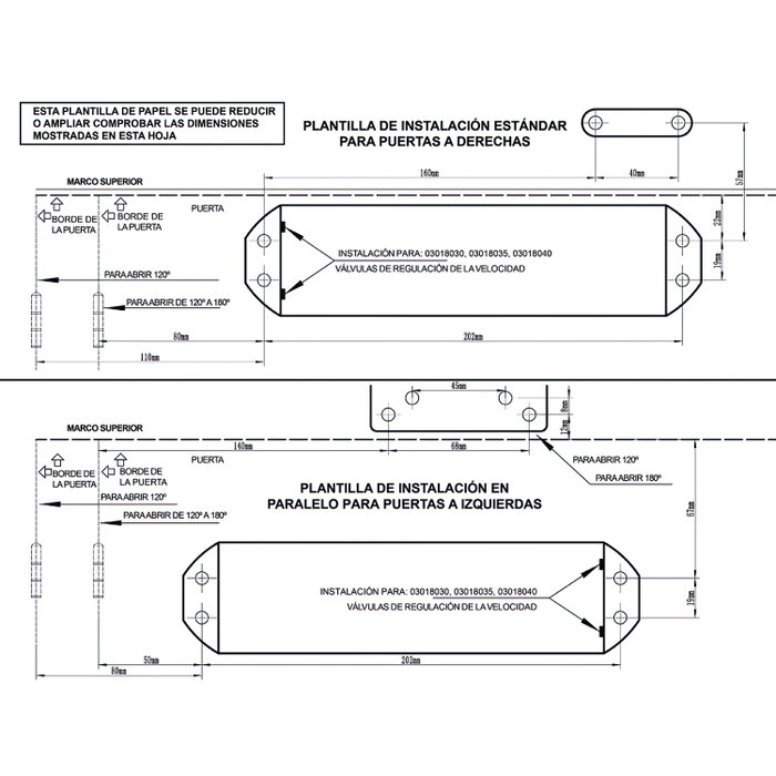 WOLFPACK LINEA PROFESIONAL Ferme-porte avec retenedor, force 4, blanc (portes 90/120 cm)